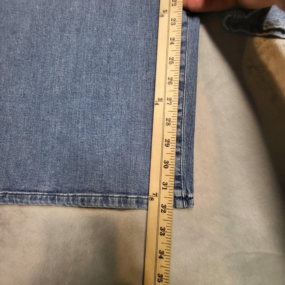 J. Jill Jeans Womens 26R Blue Light Wash Wide Leg High-Rise Full Leg Relaxed Fit - Picture 9 of 13